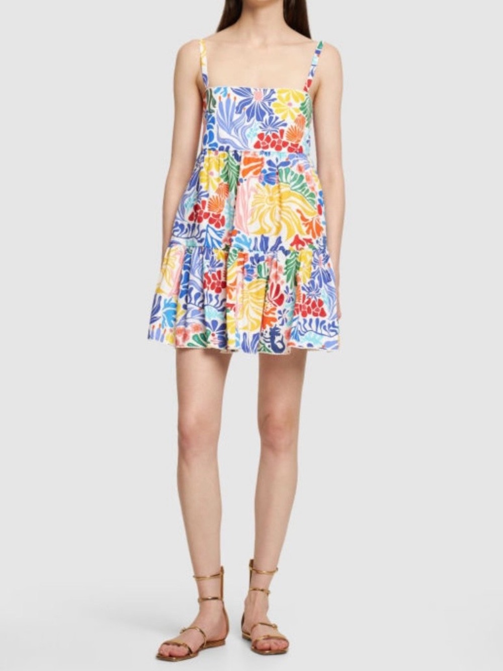 Borgo De Nor Aree Tiered Mini Dress